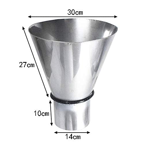 Amazon.co.jp: 304ステンレス鋼特大径漏斗油漏斗食品袋詰包装漏斗缶鉄